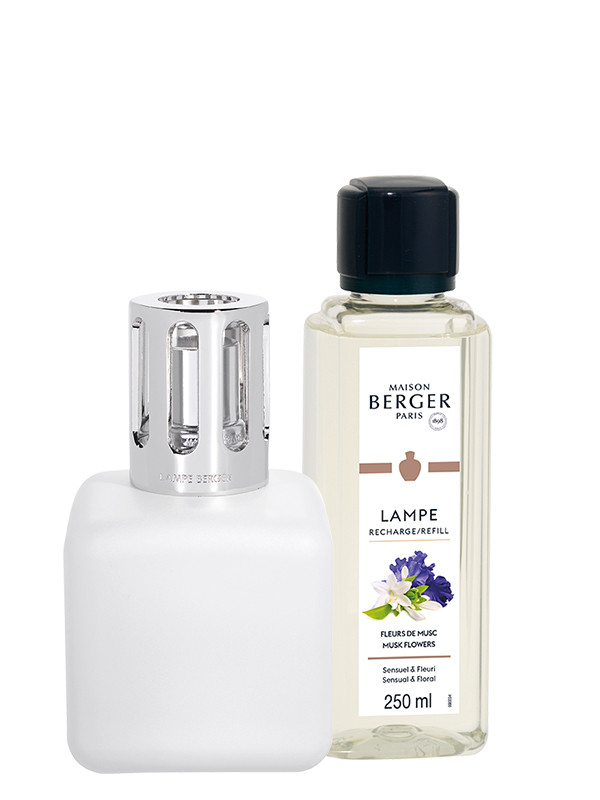 Getalenteerd Gezag Verzorgen Coffret Lampe Berger Glaçon Blanc & parfum Délicat Musc blanc | LAMPE BERGER  Shop Officiel Suisse