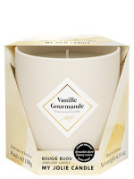 Bougie Bijou - Bracelet or avec perles noires - Vanille Gourmande 180g | MY JOLIE CANDLE